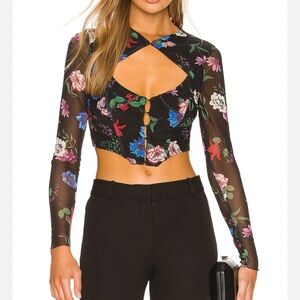 Macie Top in Fall Noir Floral
AFRM